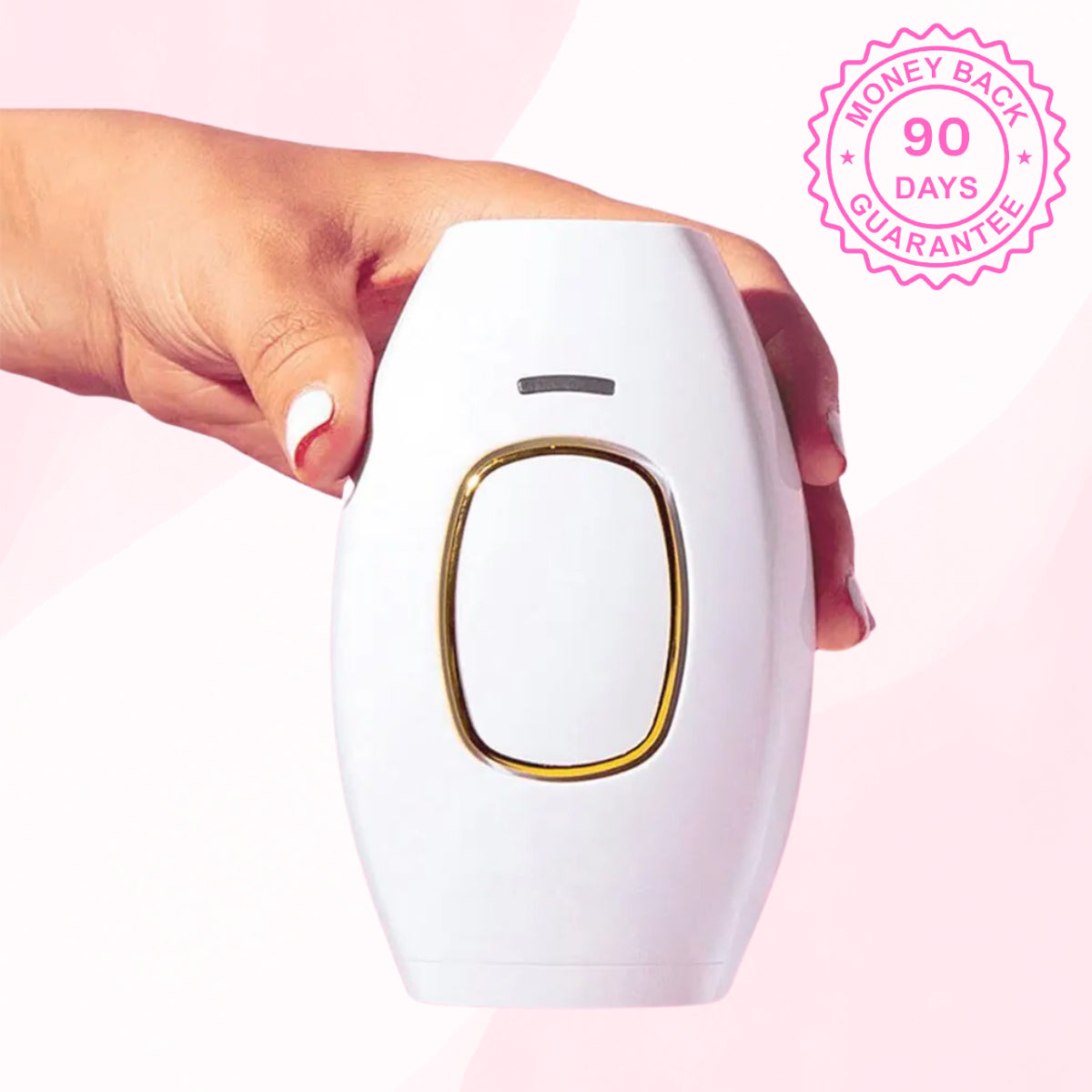 PAIN-FREE AT-HOME LASER HAIR REMOVAL HANDSET