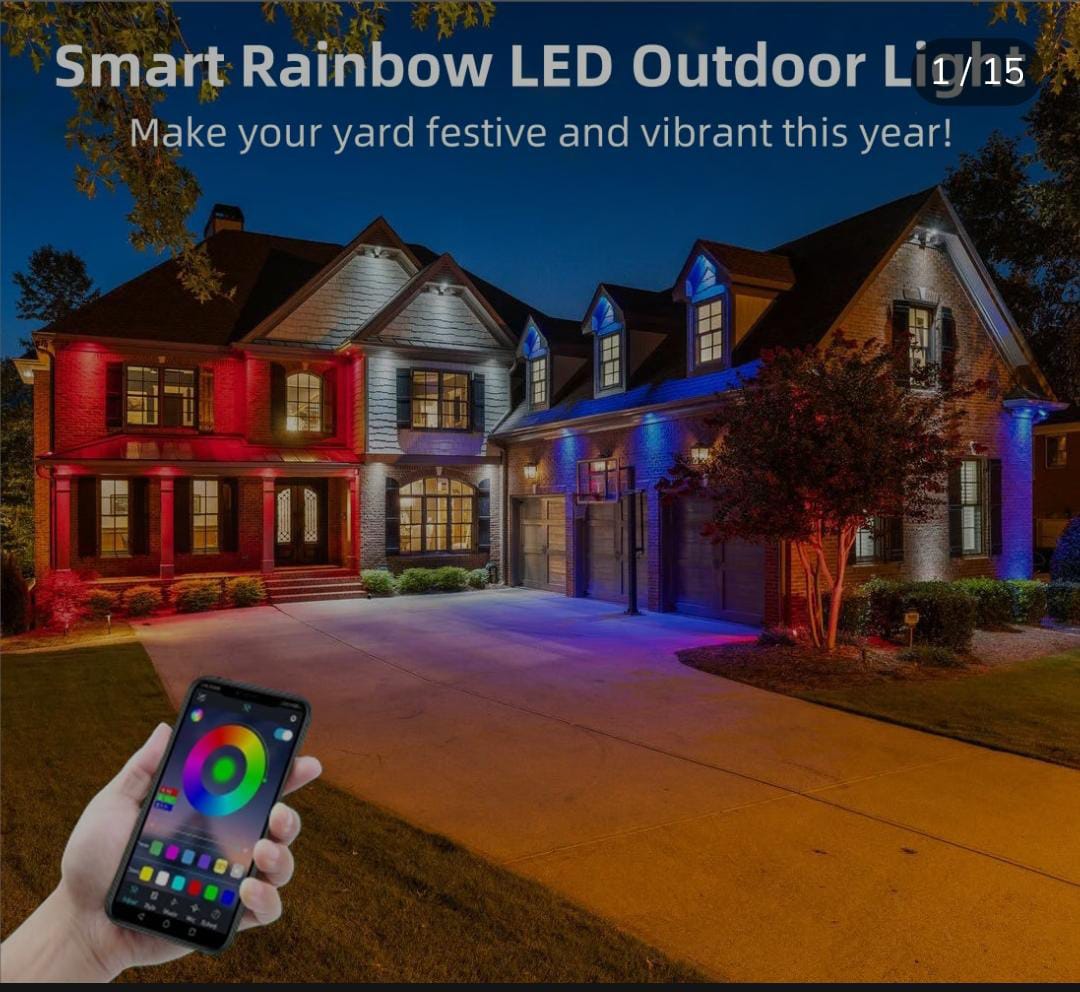 Smart Rainbow LED Permanent Outdoor Light - Smartlight