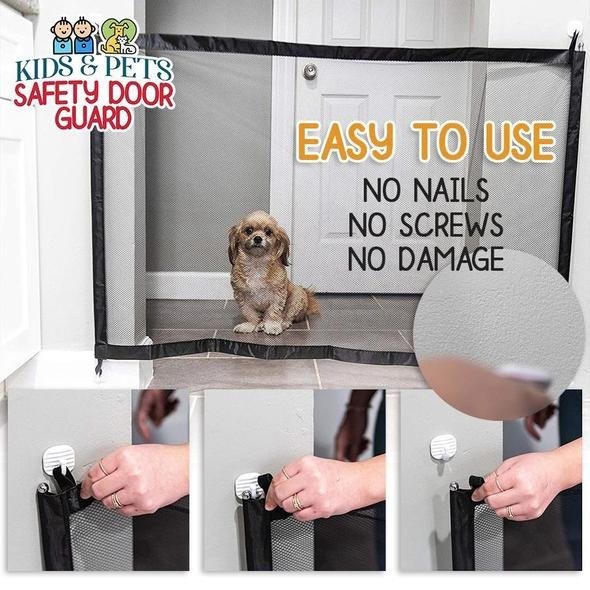 Portable Kids & Pets Safety Door Guard