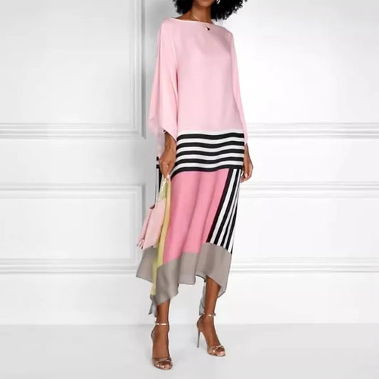 Pink Candy Stripe Kaftan