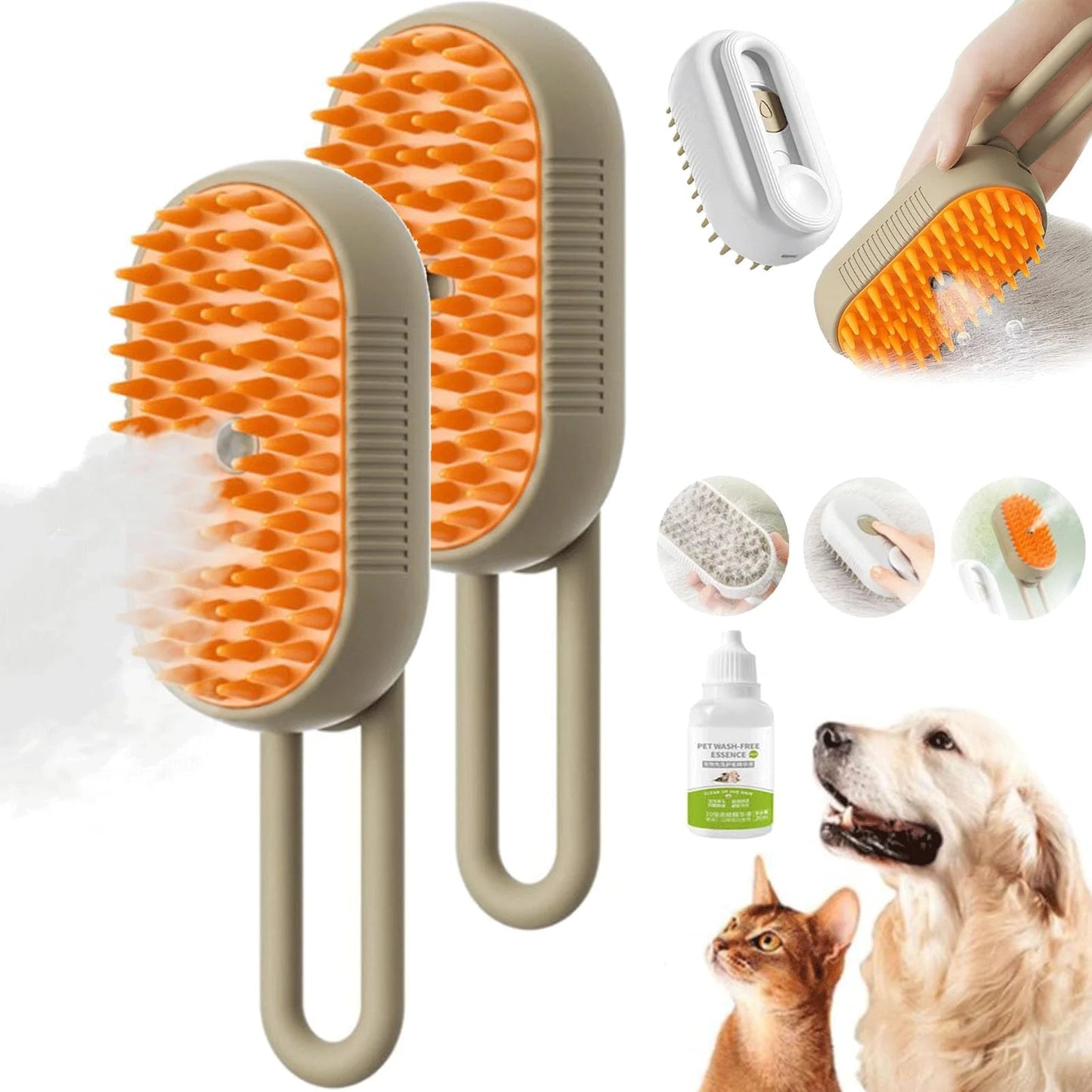 3 in 1 Electric Spray Pet Brush