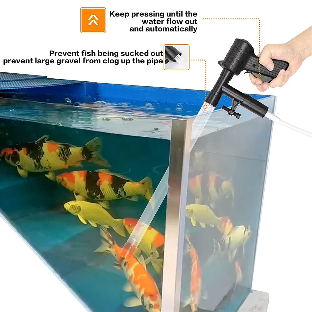 Pneumatic Water And Sand Washer For Aquarium