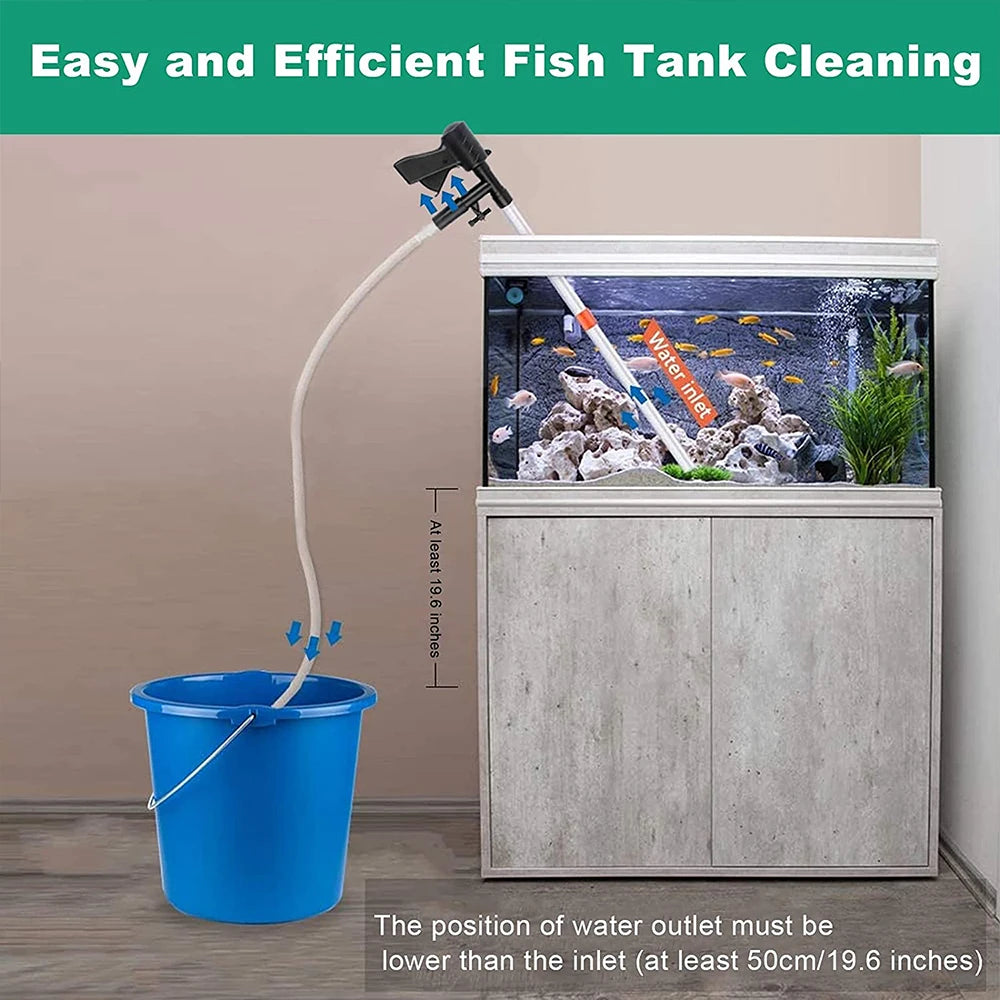 Pneumatic Water And Sand Washer For Aquarium