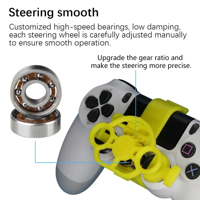 Racing Games Mini Steering Wheel Auxiliary Controller