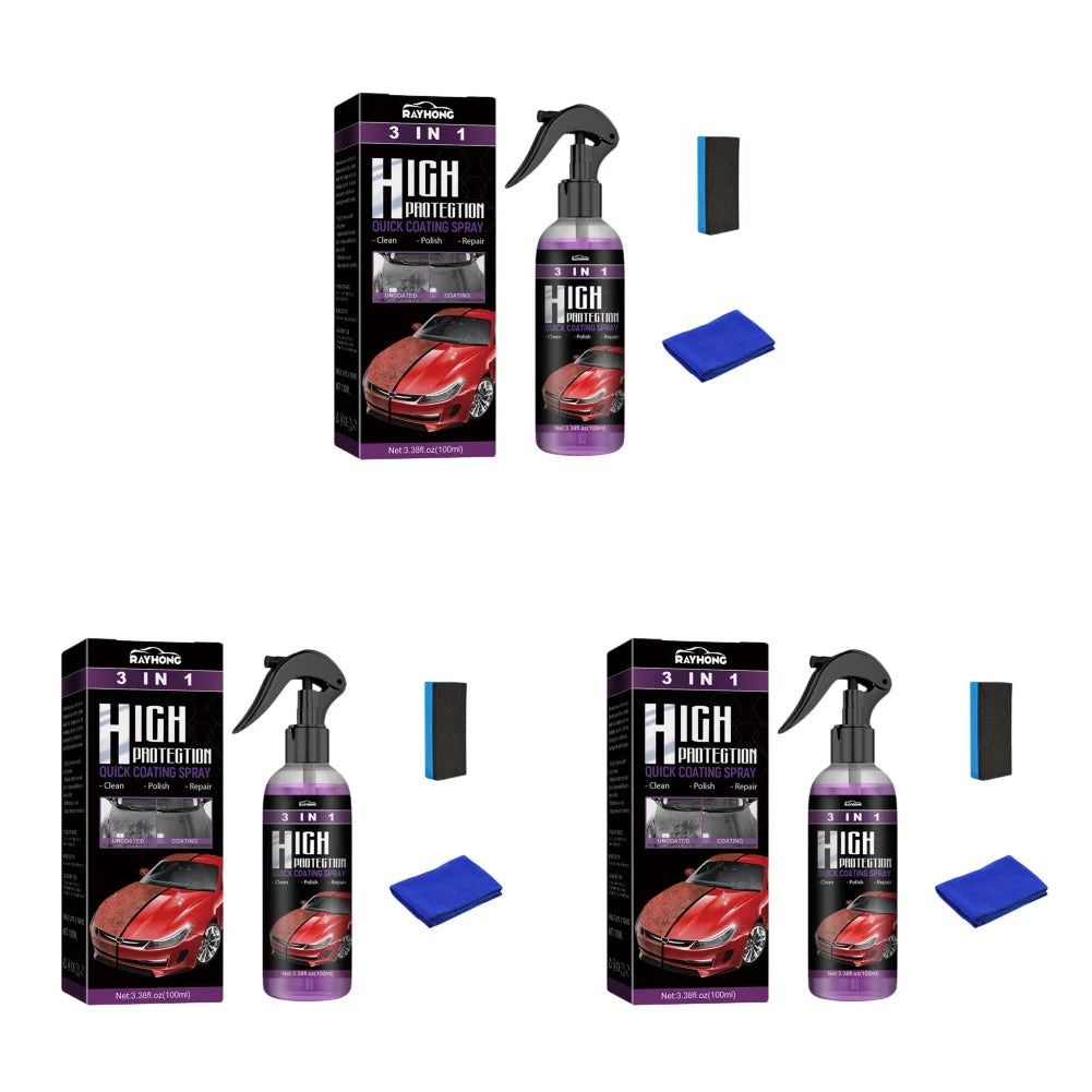 3 in 1 High Protection Car Coating Spray