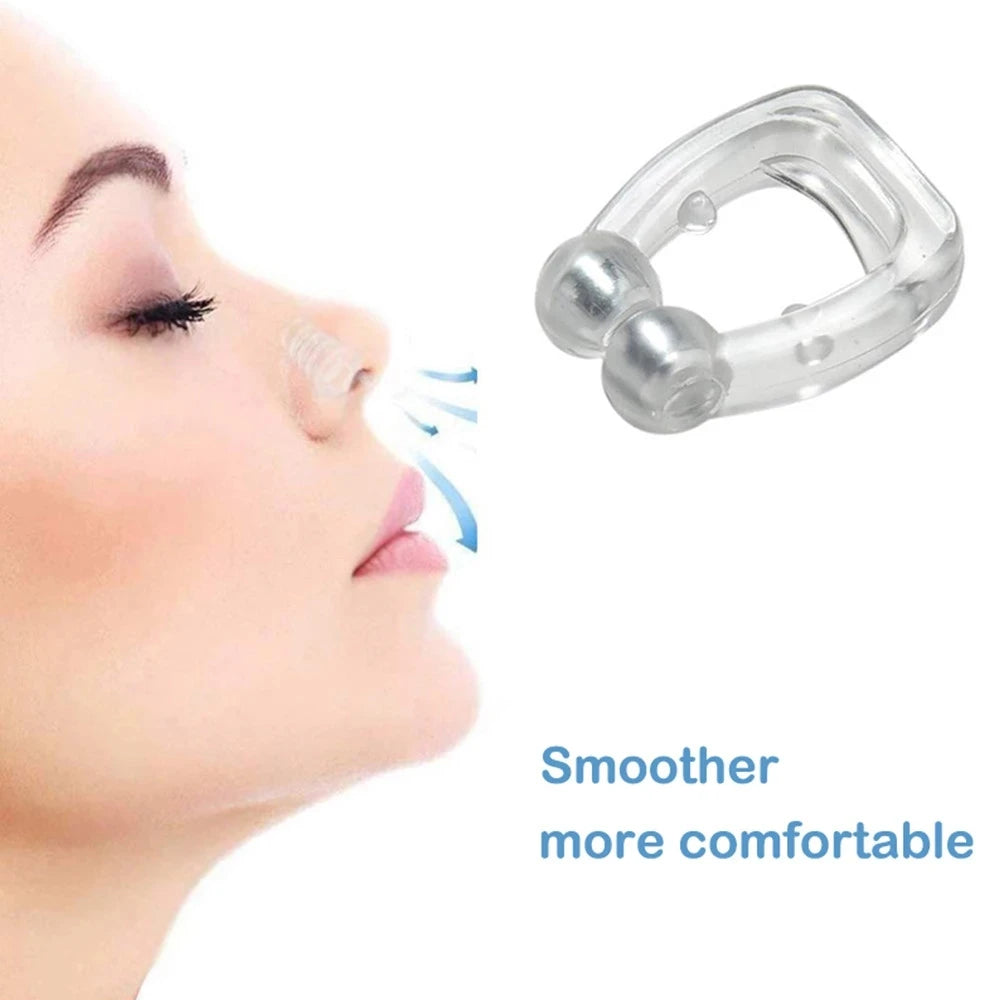 Magnetic Anti-Snore Device - Snoring Relief Nose Clip with Case