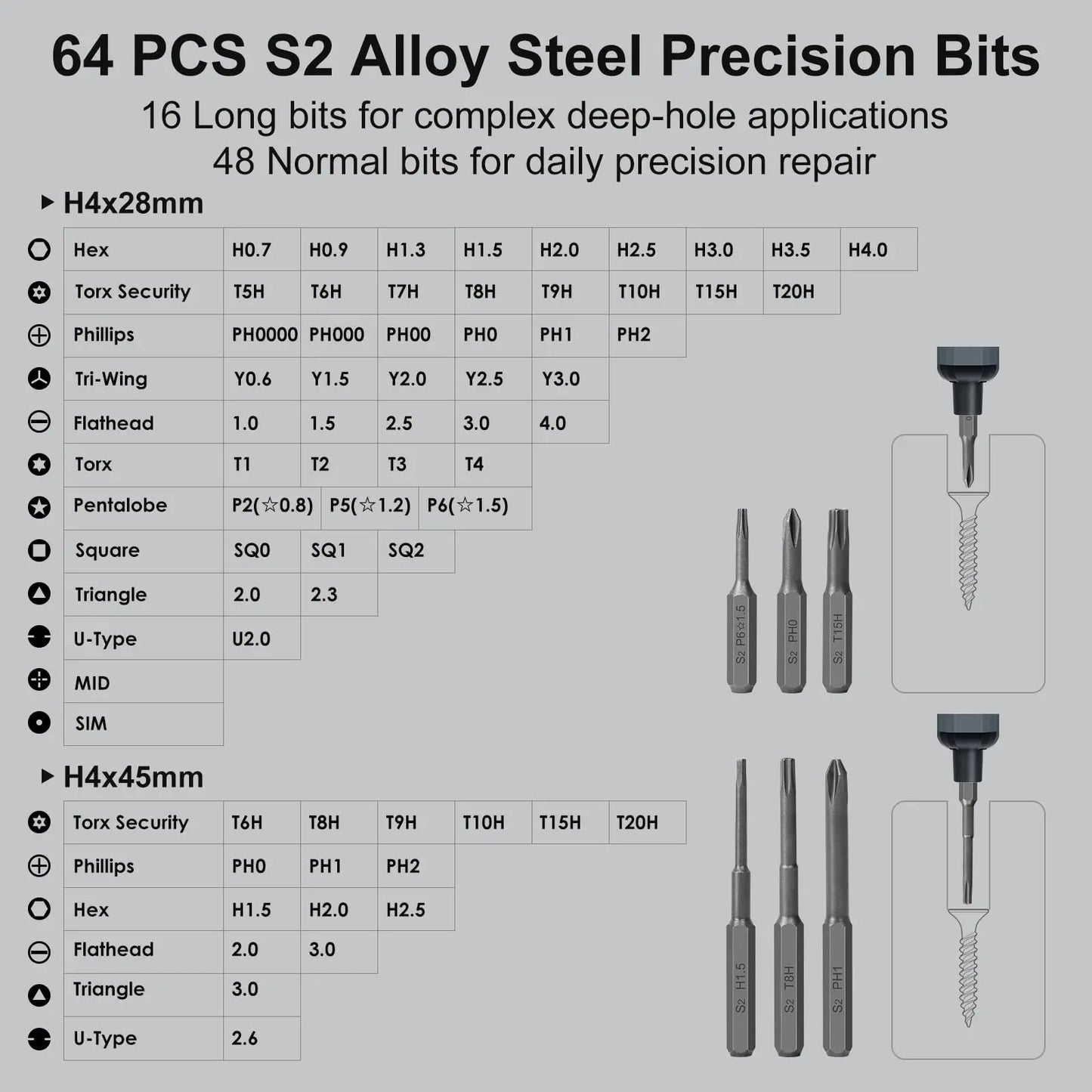 68 In 1 Mini Precision Electric Screwdriver Set