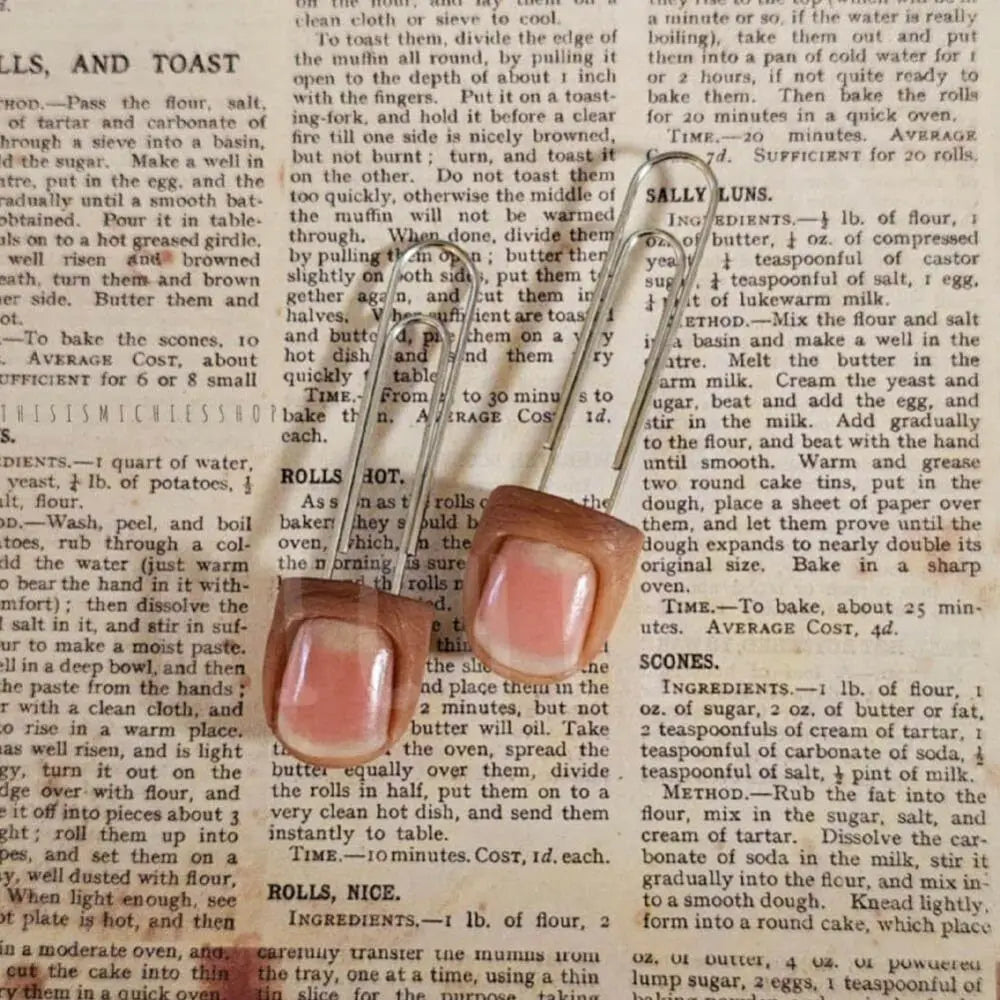 Realistic Finger Bookmark