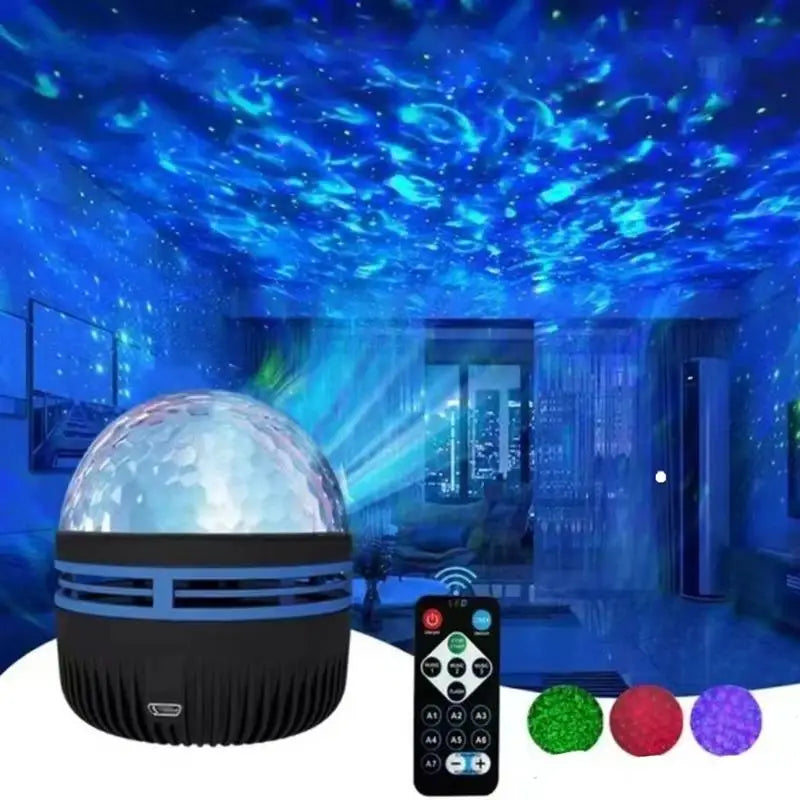 2 in 1 Northern Lights and Ocean Wave Projector