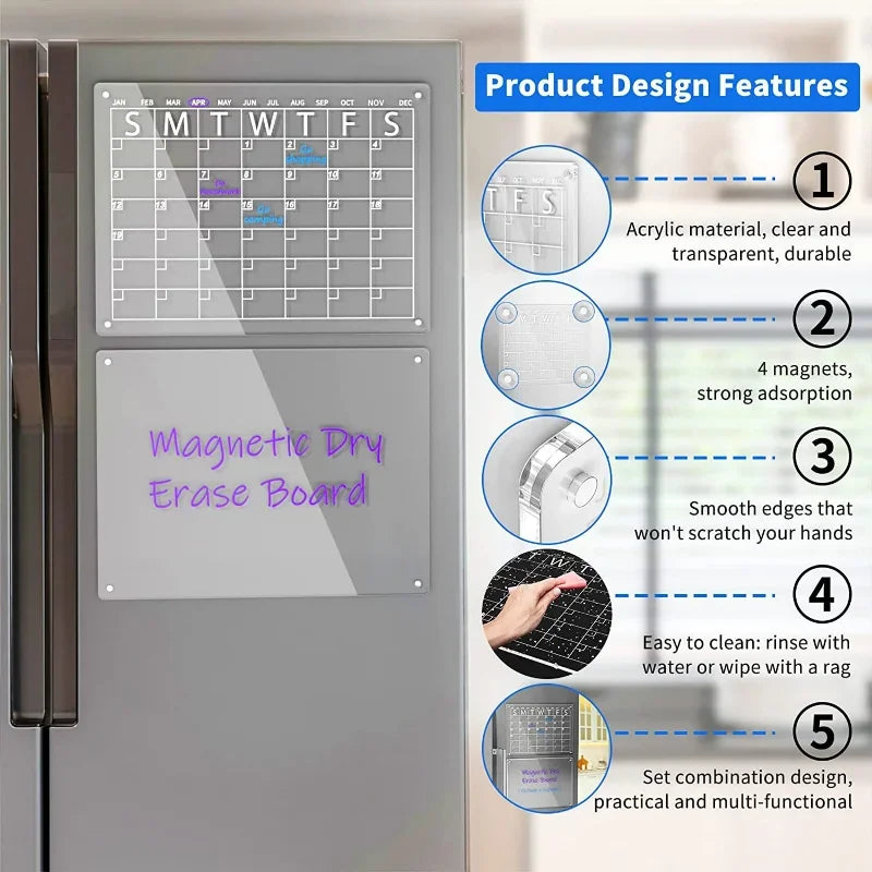 Magnetic Schedule Planner For Fridge