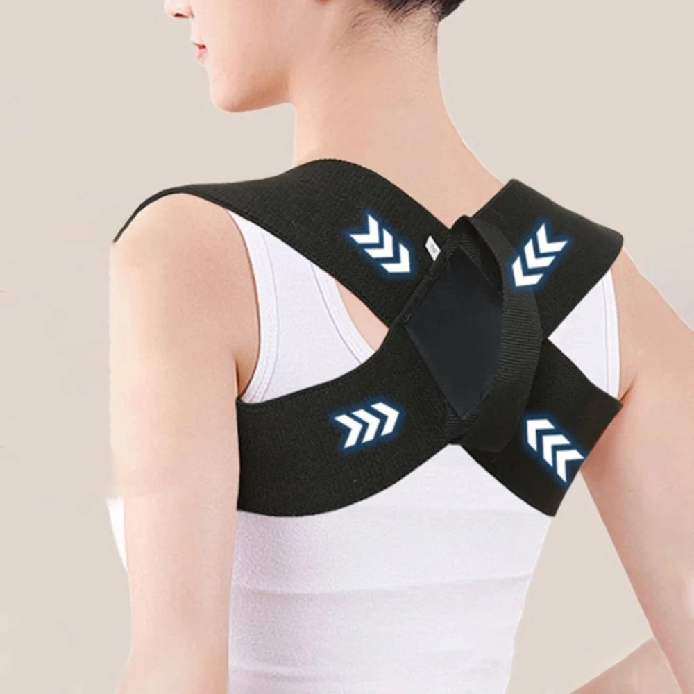 Straight back orthopedic belt