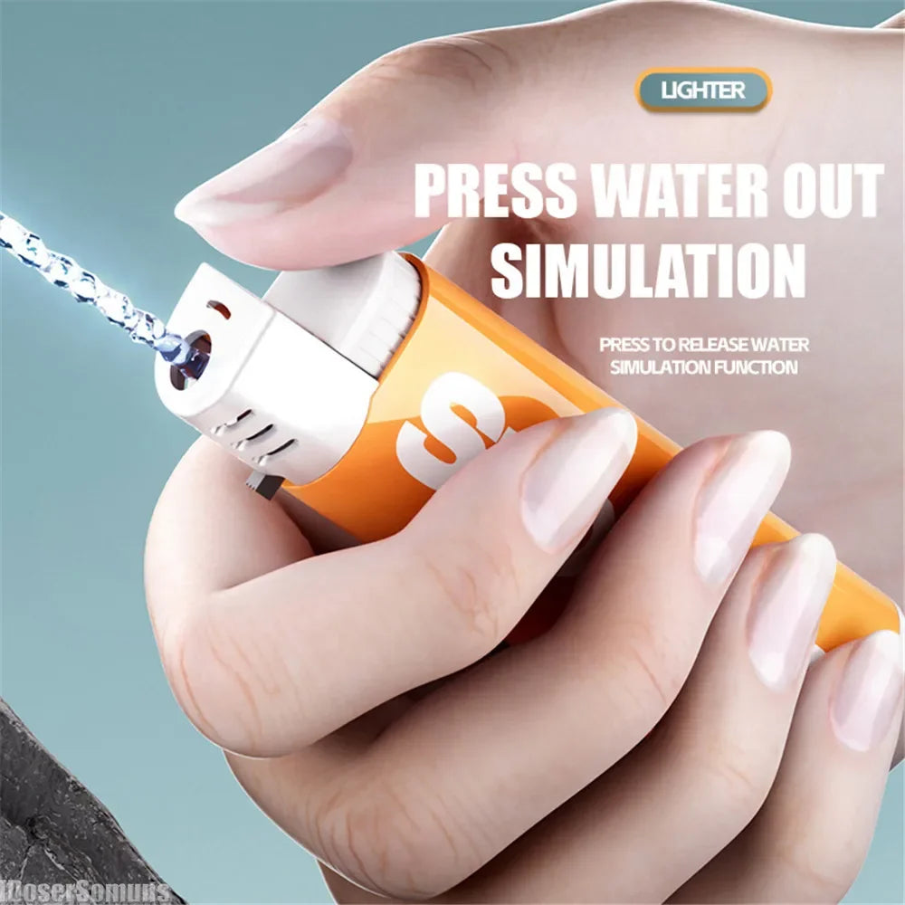 Water Shooting Toy Lighter