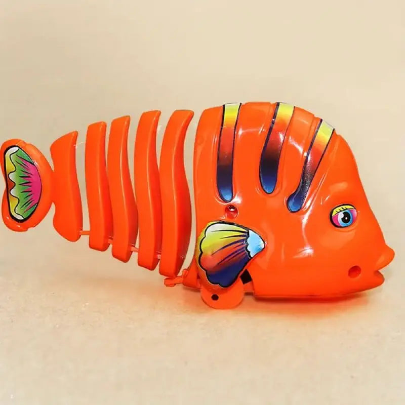 Plastic Wind-Up Wiggle Fish Toys