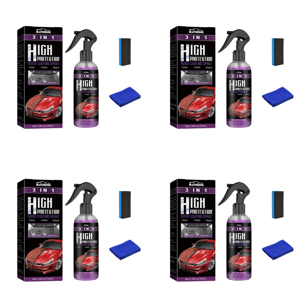 3 in 1 High Protection Car Coating Spray