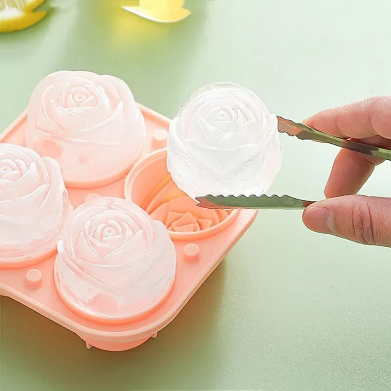 Rose Shaped Ice Mold