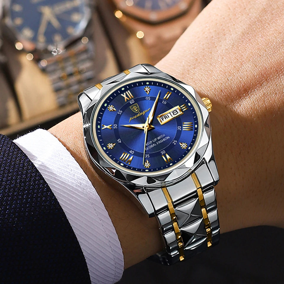 Waterproof Top Brand Luxury Man Wristwatch With Luminous