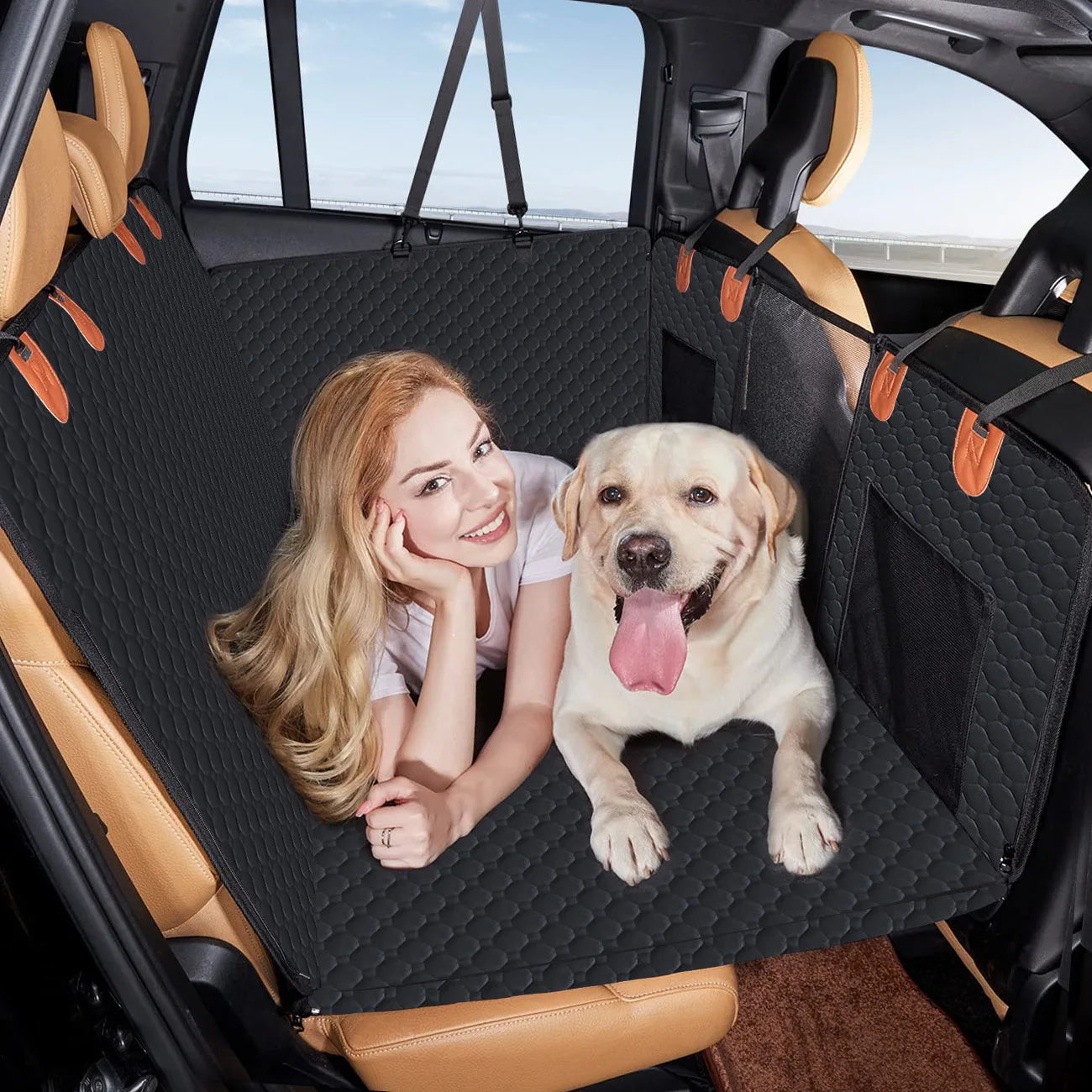 Hard Bottom Dog Car Seat Cover