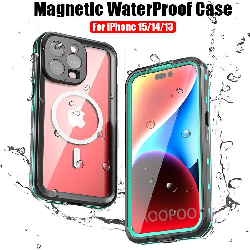 Shockproof Magsafe Anti-fall Waterproof Phone Case