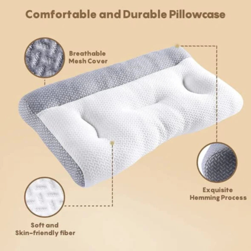 Sleep Enhancing Cervical Support Comfort Goose Down Pillow