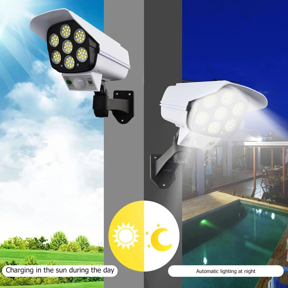 Camera-like Motion Sensor Solar Light