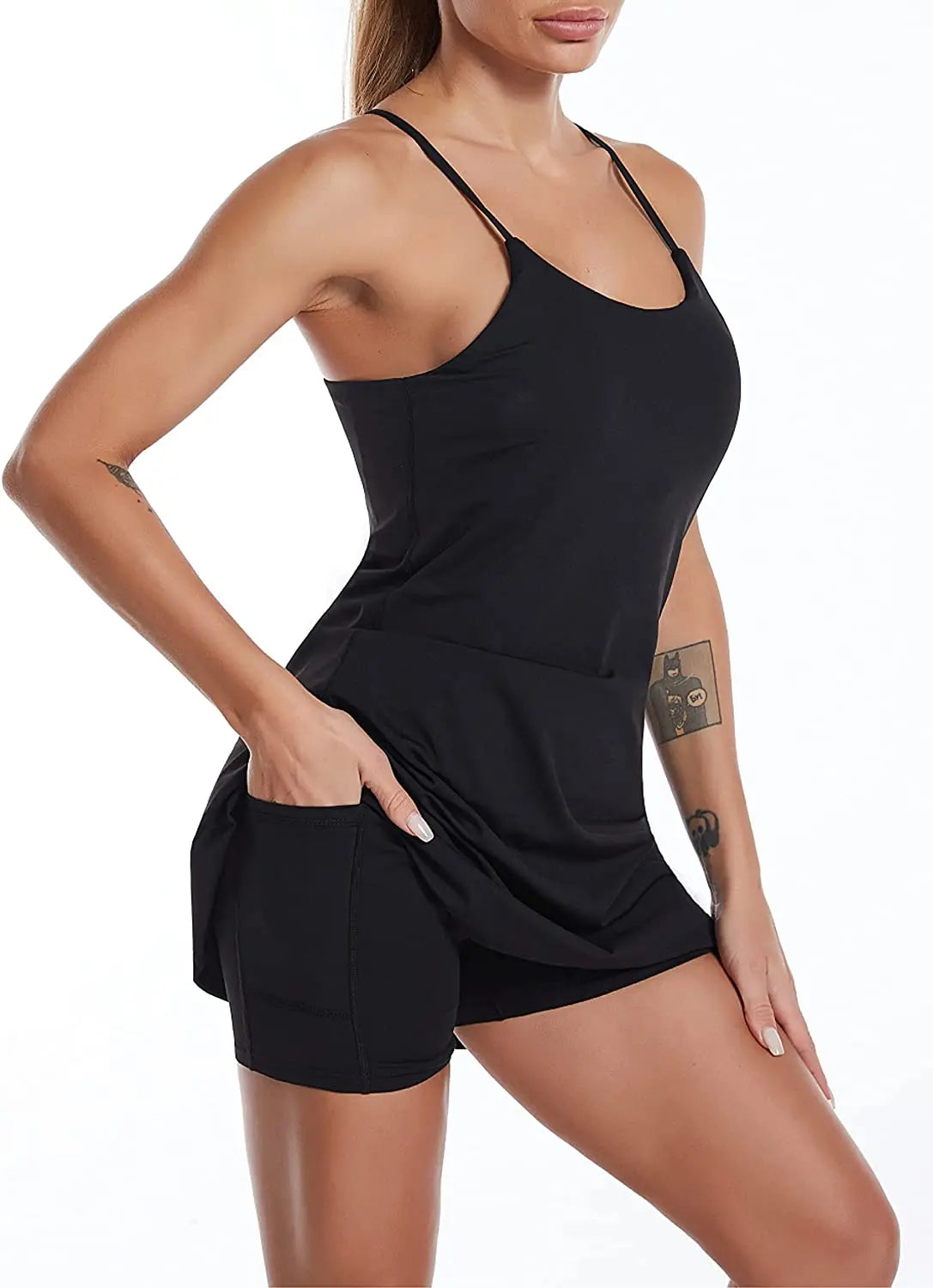 Plush Backless Active Dress-Easy Peezy Edition-UPF50+