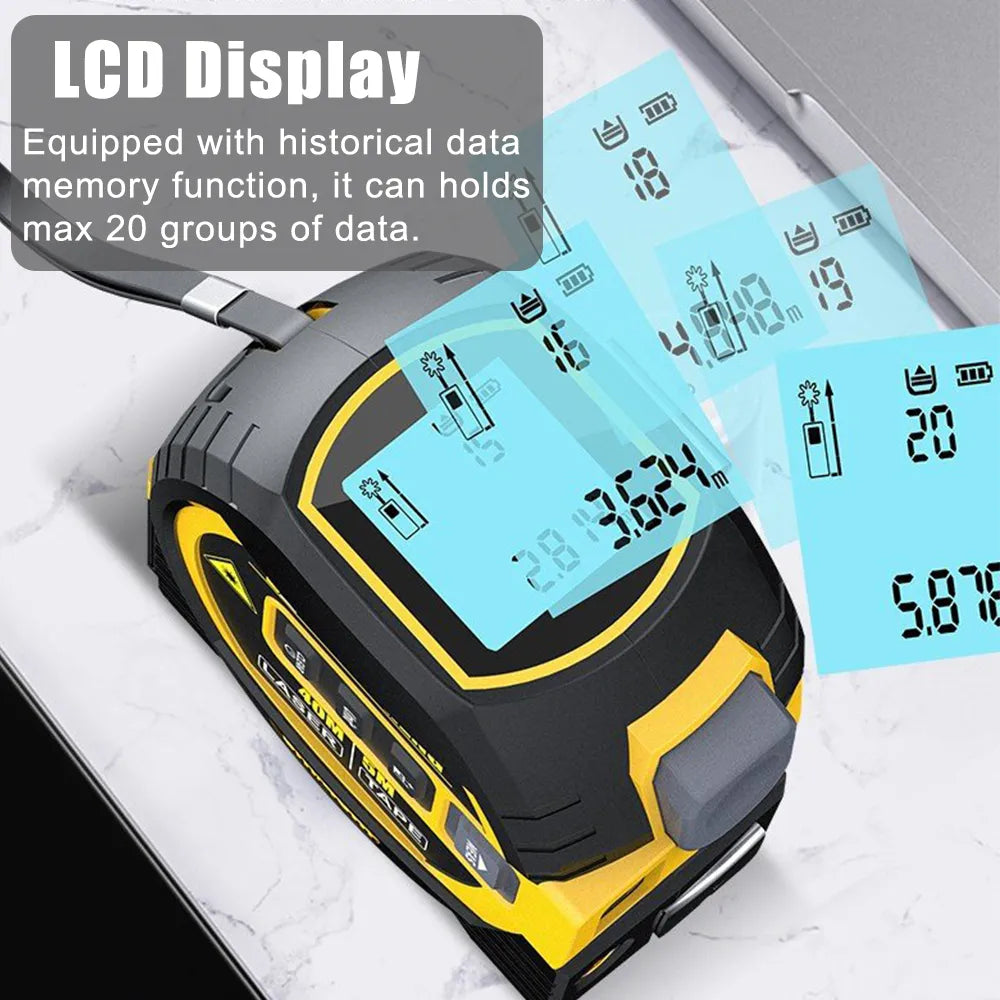 3-In-1 Infrared Laser Tape Measuring