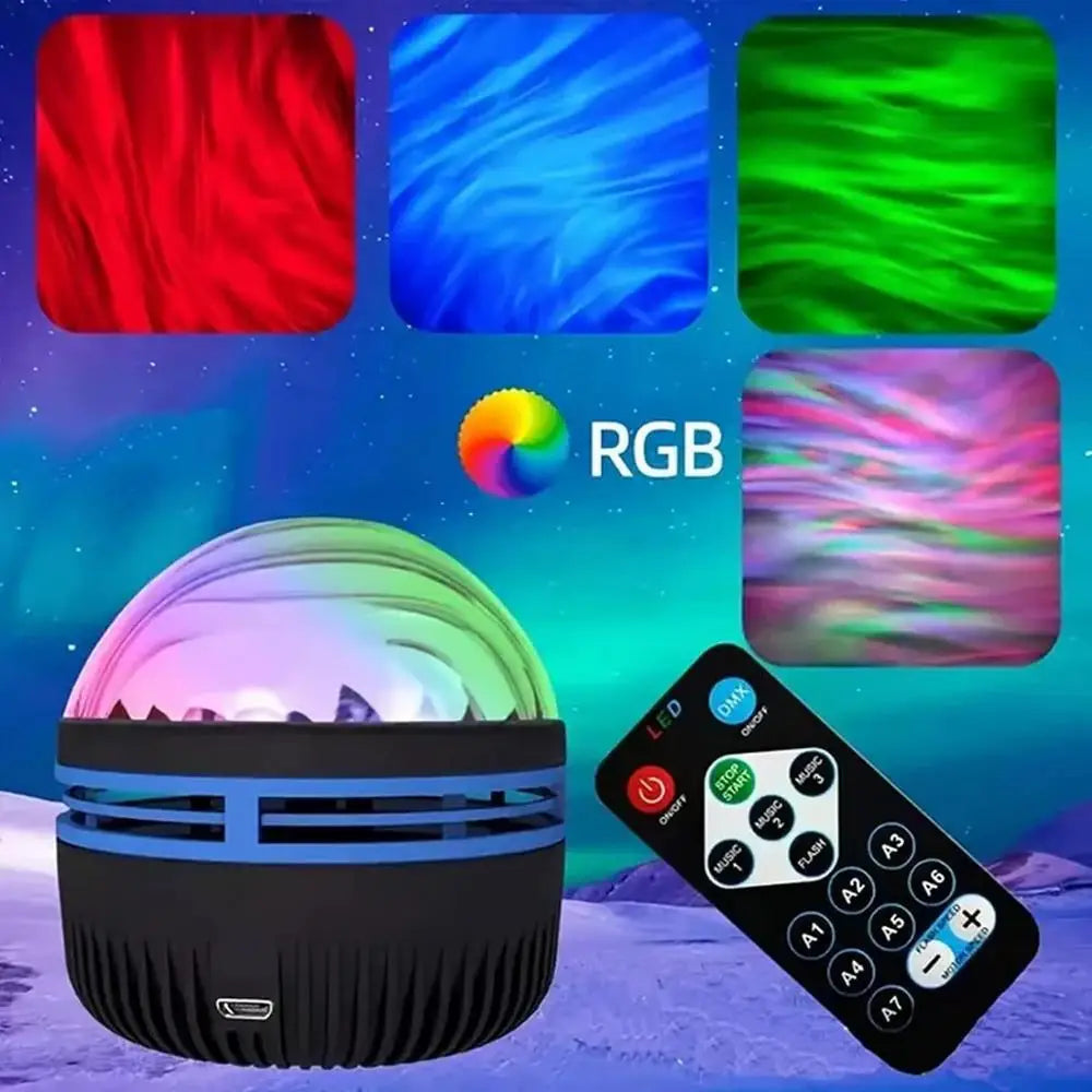 2 in 1 Northern Lights and Ocean Wave Projector