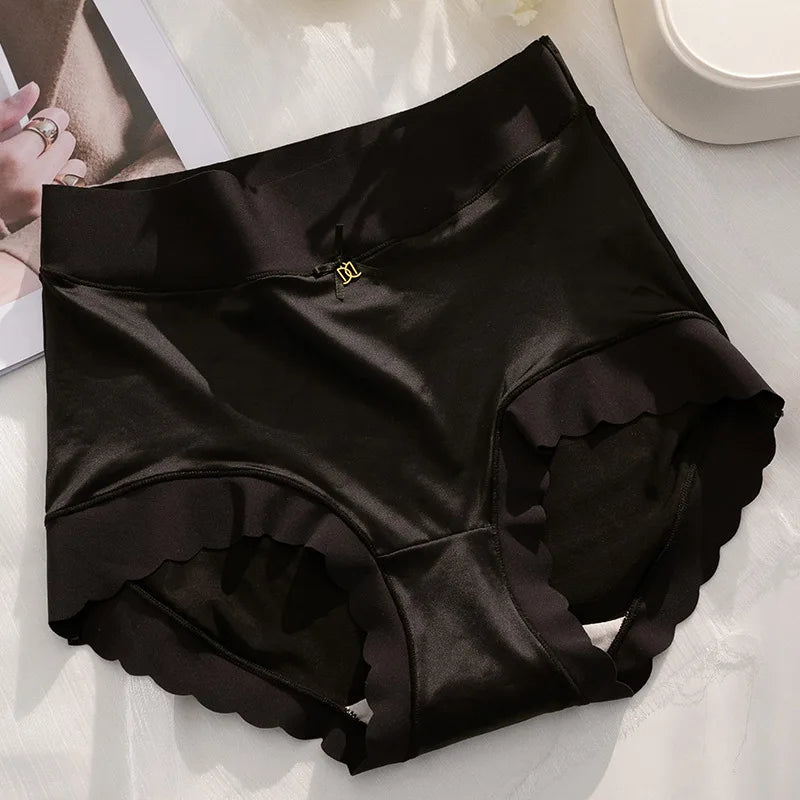 Satin Ice Silk Seamless Shaping Briefs