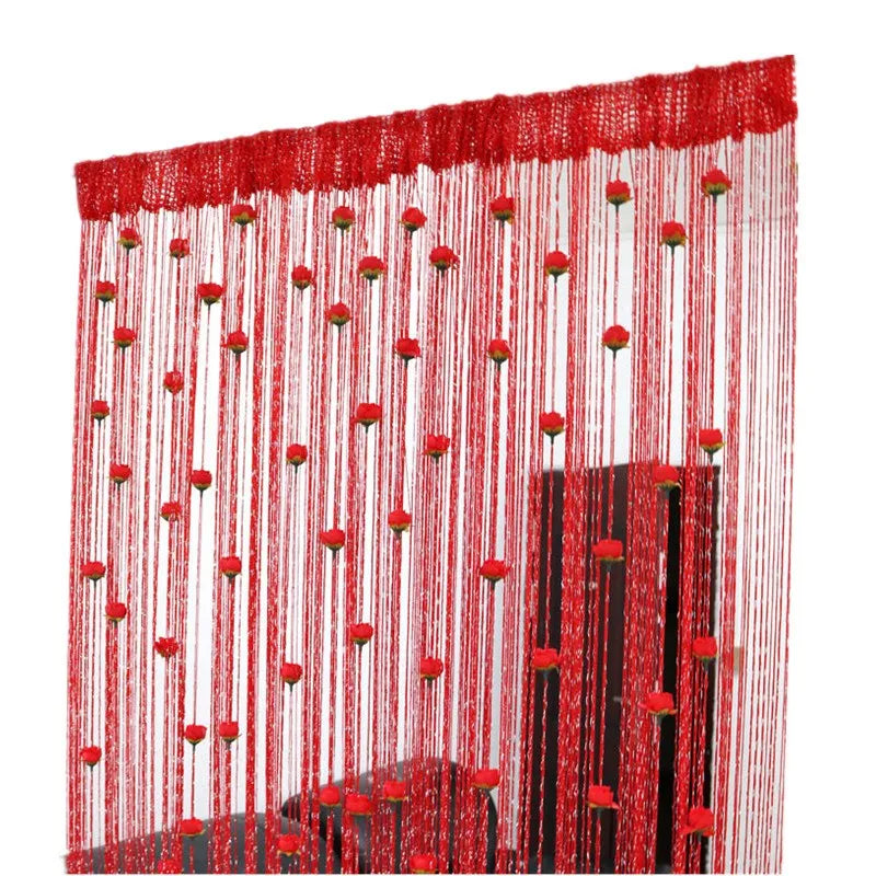 Rose Thread Door Curtain