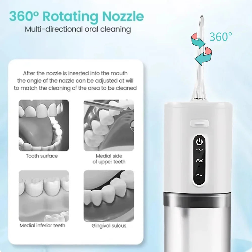 Professional Electric Water Flosser Cordless for Teeth