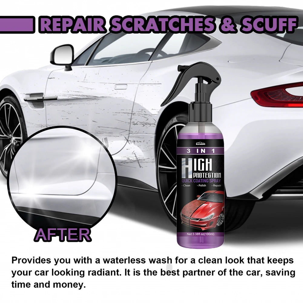 3 in 1 High Protection Car Coating Spray