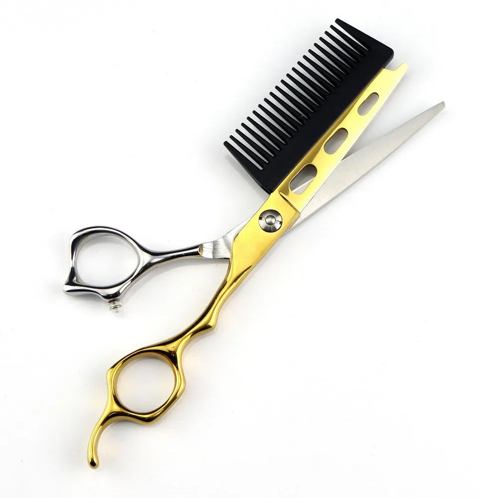 Professional Hairdressing Scissors With Detachable Comb