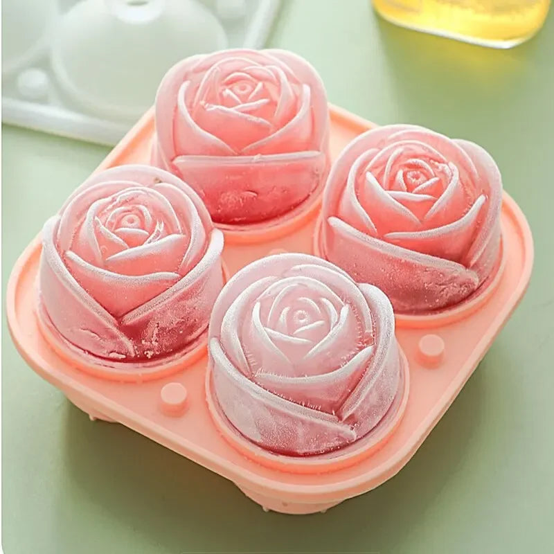 Rose Shaped Ice Mold