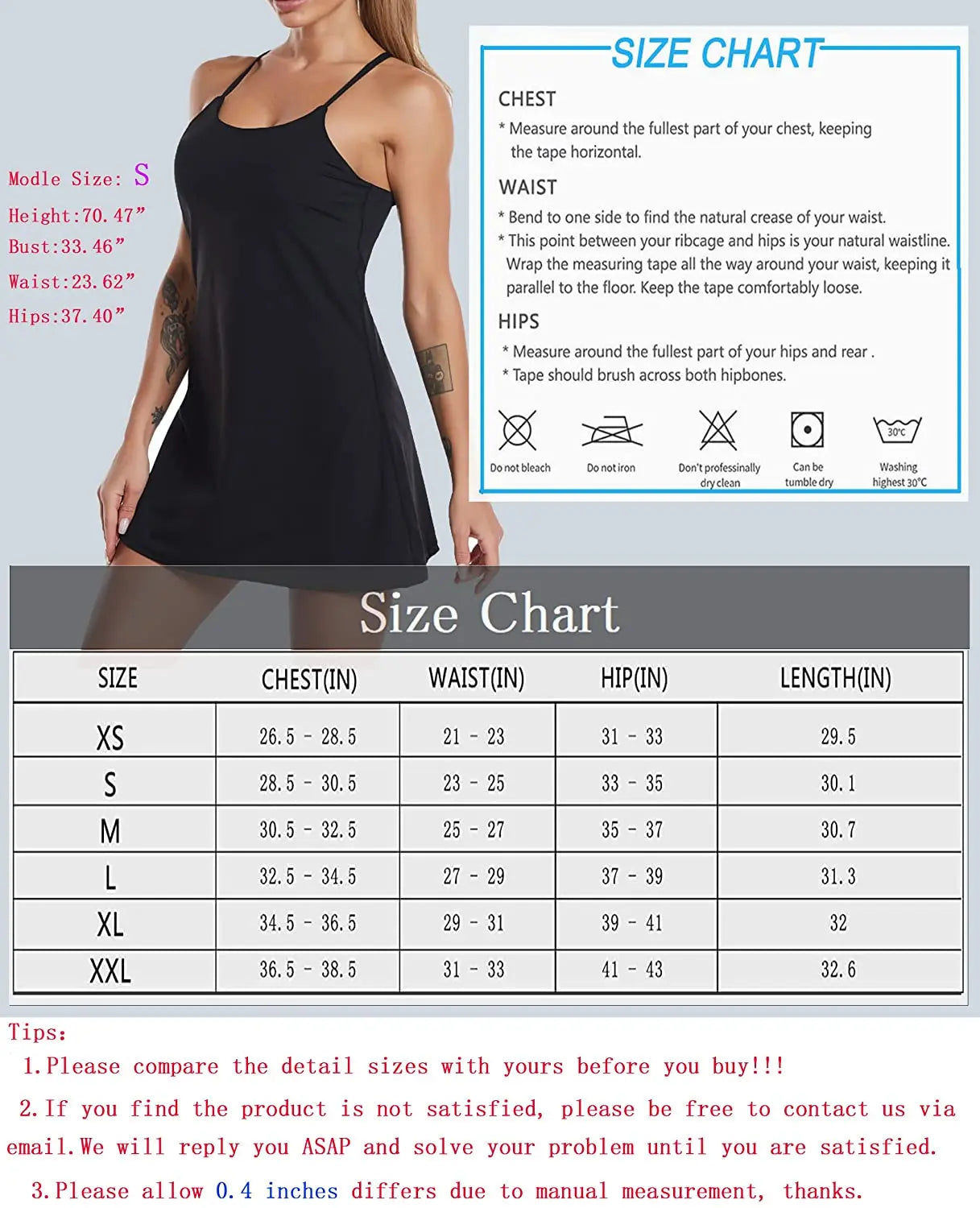 Plush Backless Active Dress-Easy Peezy Edition-UPF50+