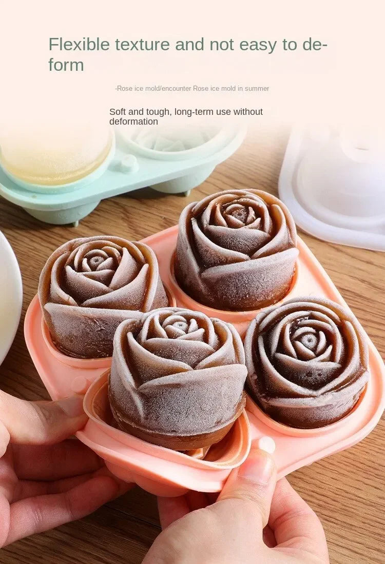 Rose Shaped Ice Mold