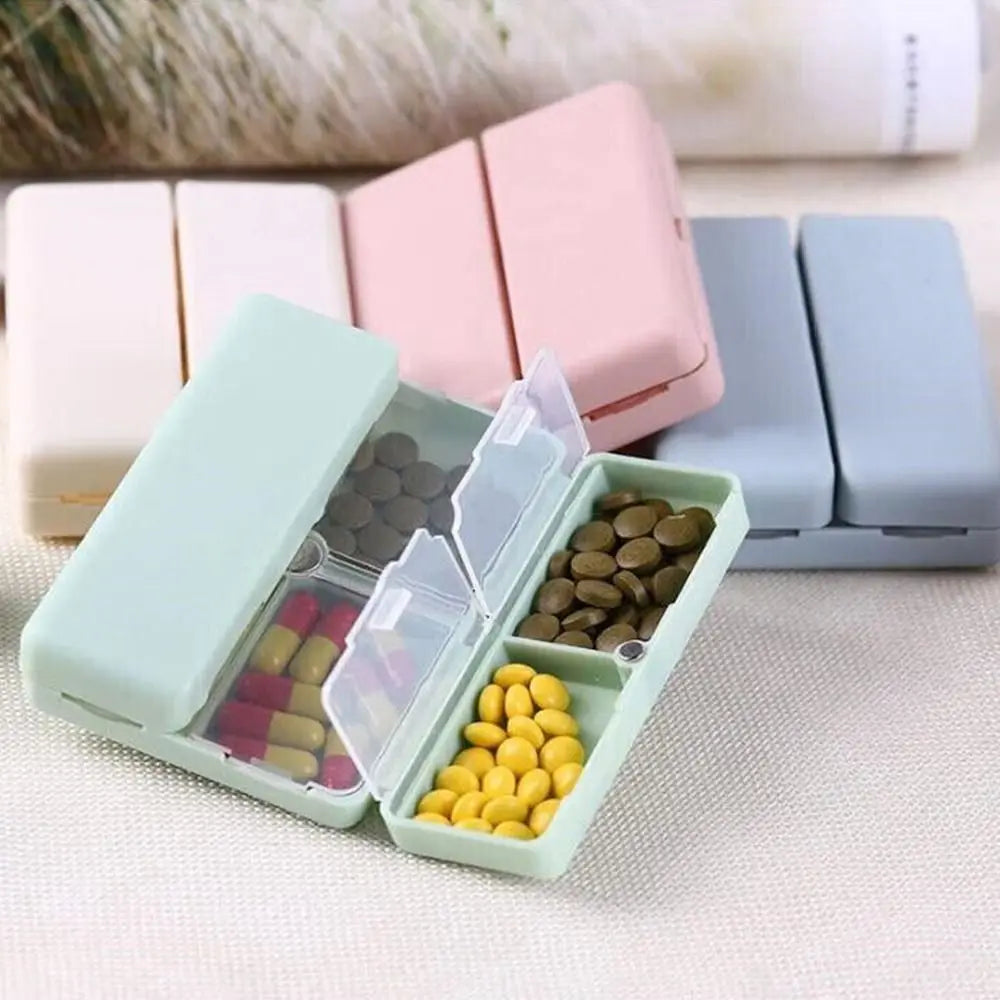 7 Compartments Portable Pill Case