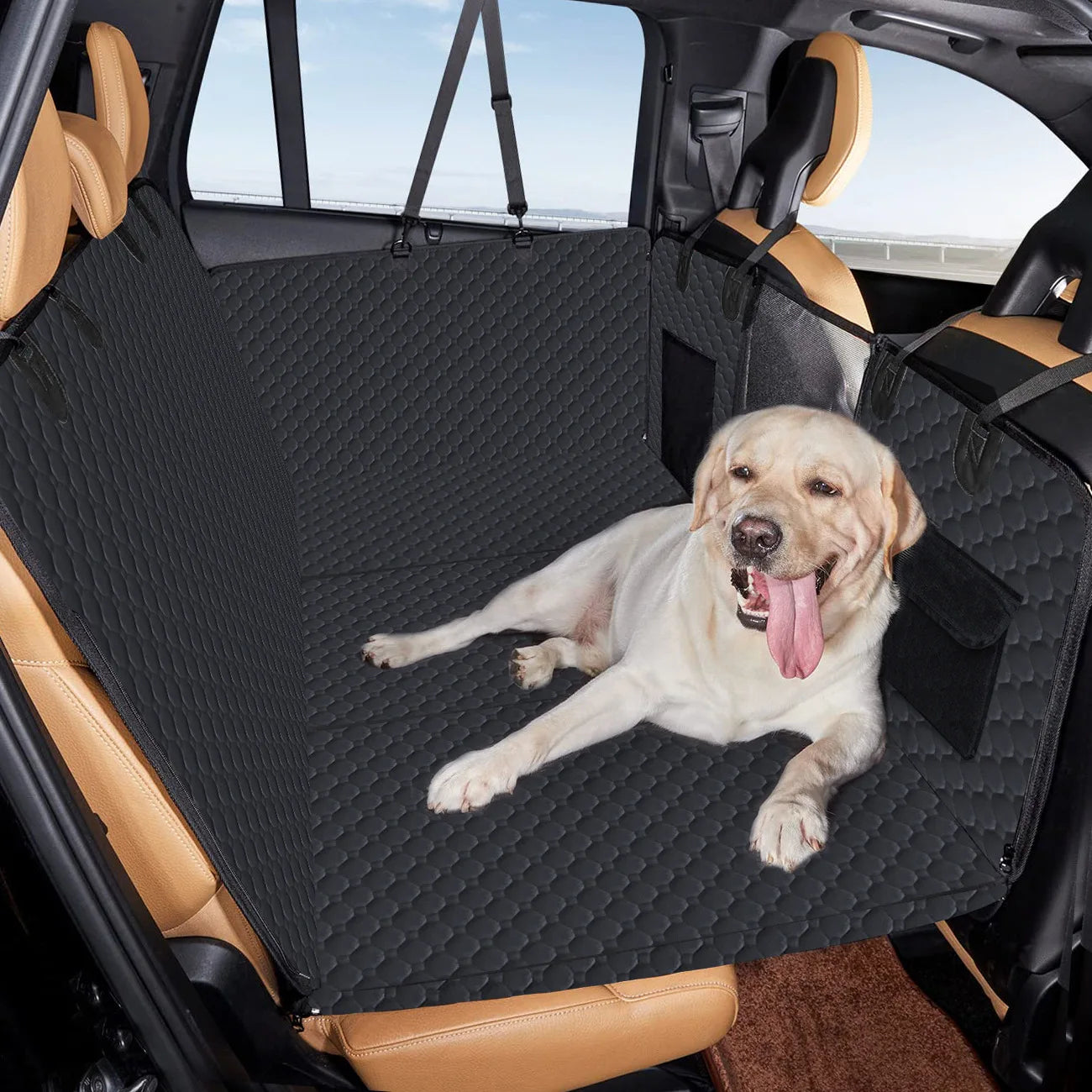 Hard Bottom Dog Car Seat Cover