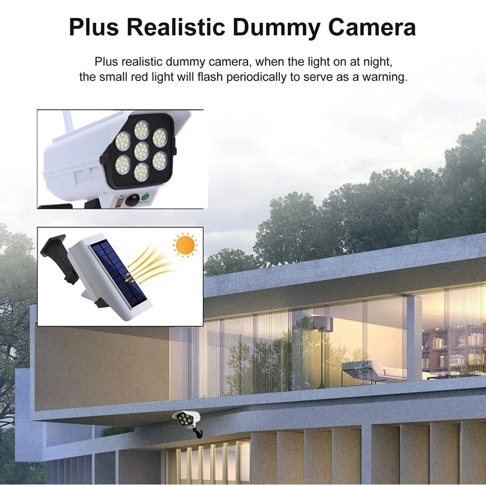 Camera-like Motion Sensor Solar Light