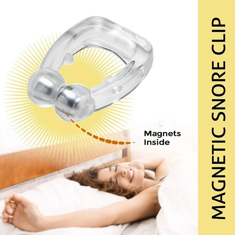 Magnetic Anti-Snore Device - Snoring Relief Nose Clip with Case