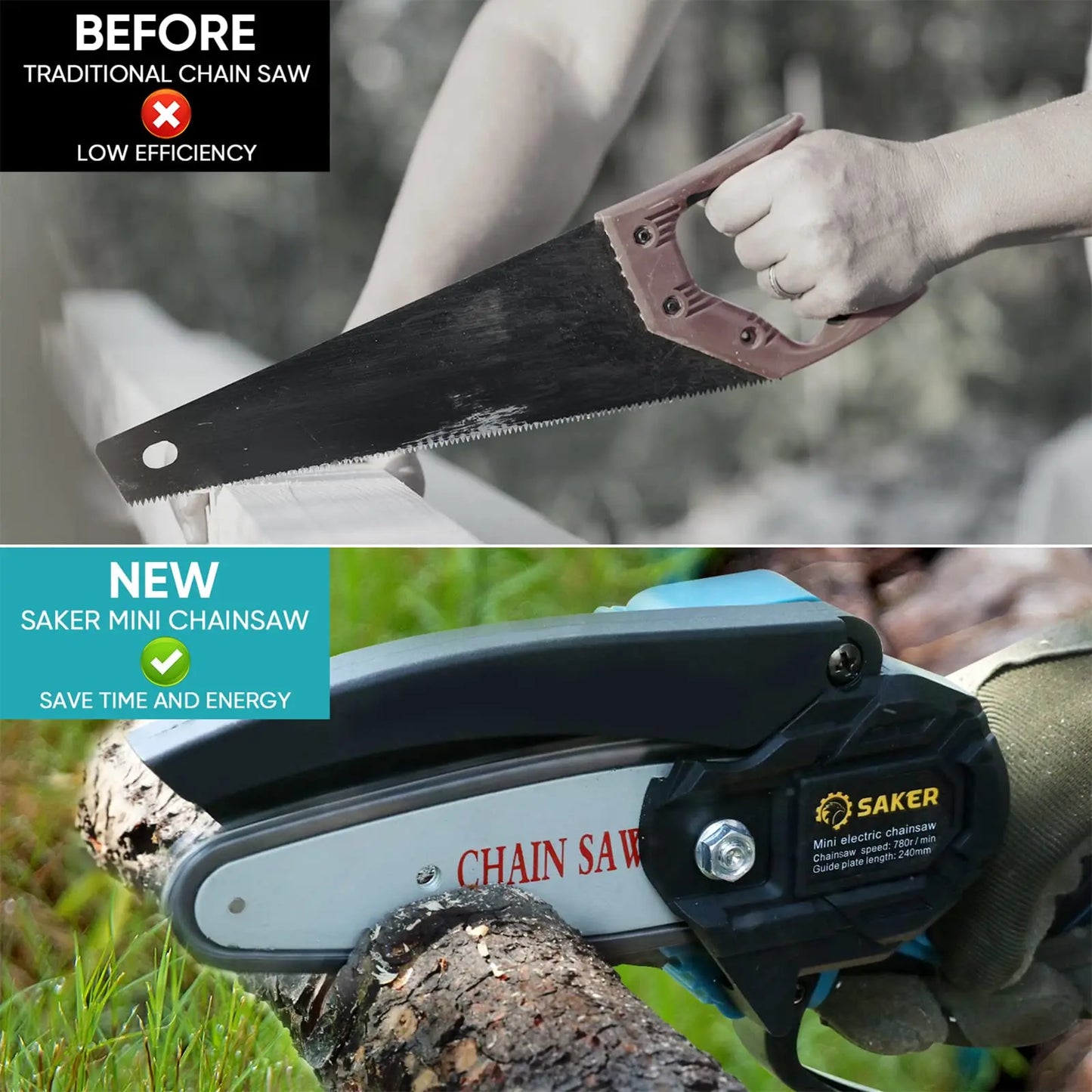 Saker Mini Chainsaw