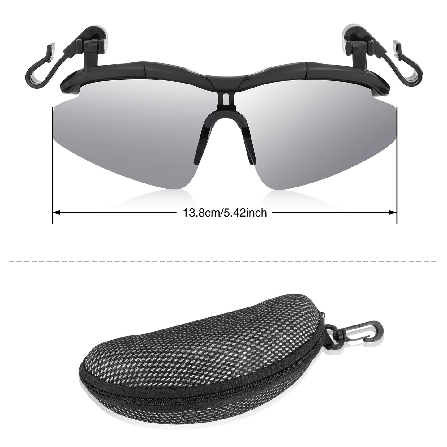 2024 New Polarized Clip Cap Sunglasses