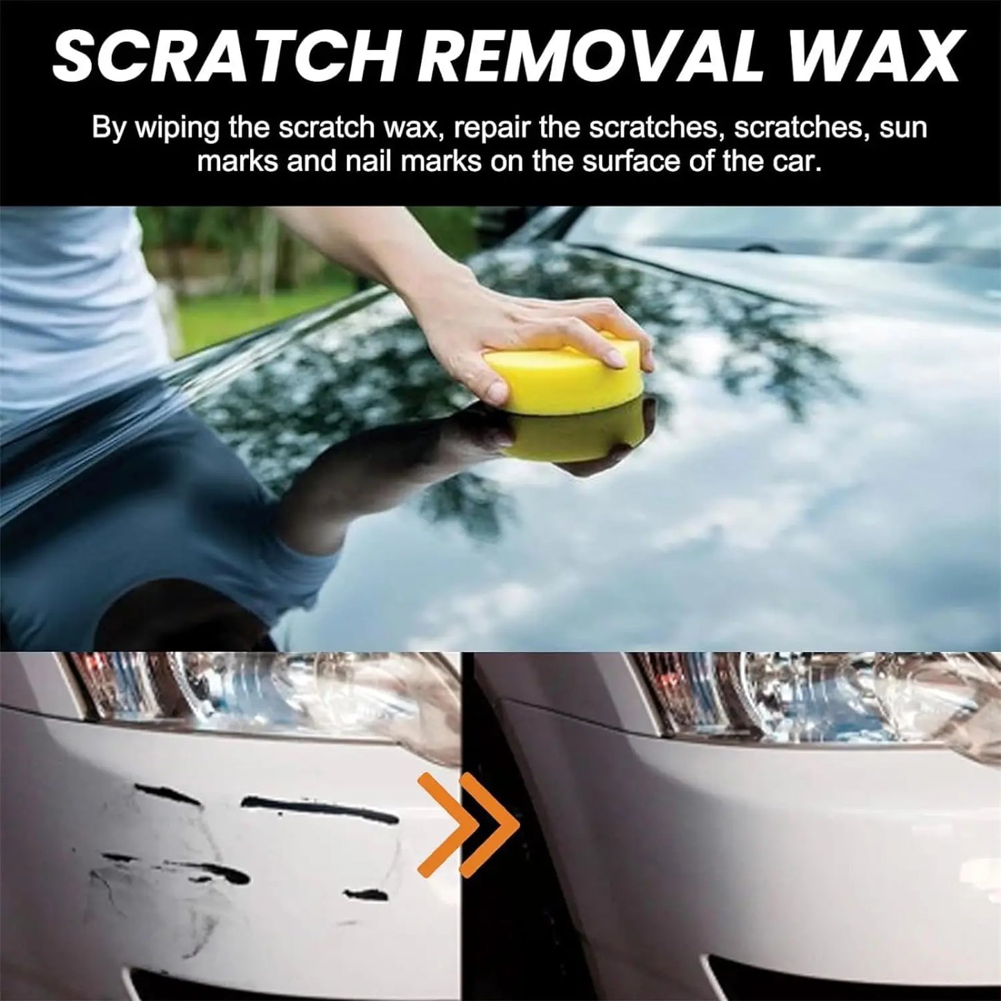 Adhesive for repairing scratches on cars