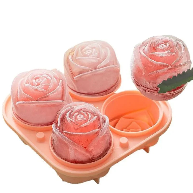 Rose Shaped Ice Mold