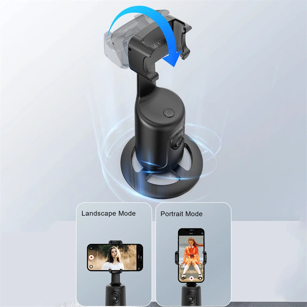 360° AI Auto Face Tracking Phone Stabilizer Tripod