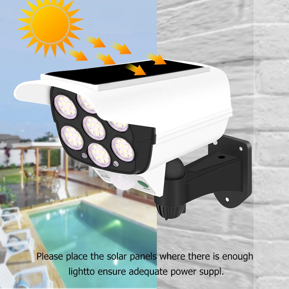 Camera-like Motion Sensor Solar Light