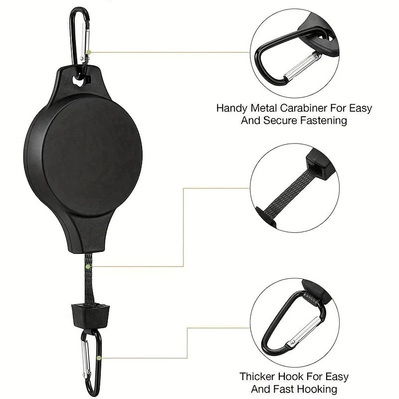 Plant Pulley Set For Garden Baskets Pots, Birds Feeder