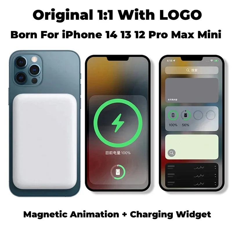 Portable Wireless Magnetic Power Bank