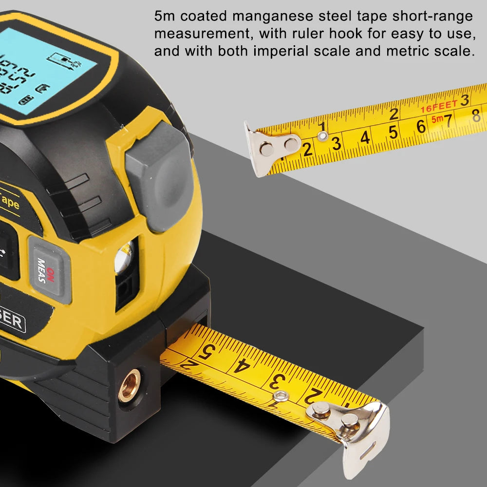 3-In-1 Infrared Laser Tape Measuring