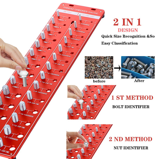 Nut and Bolt Thread Checker