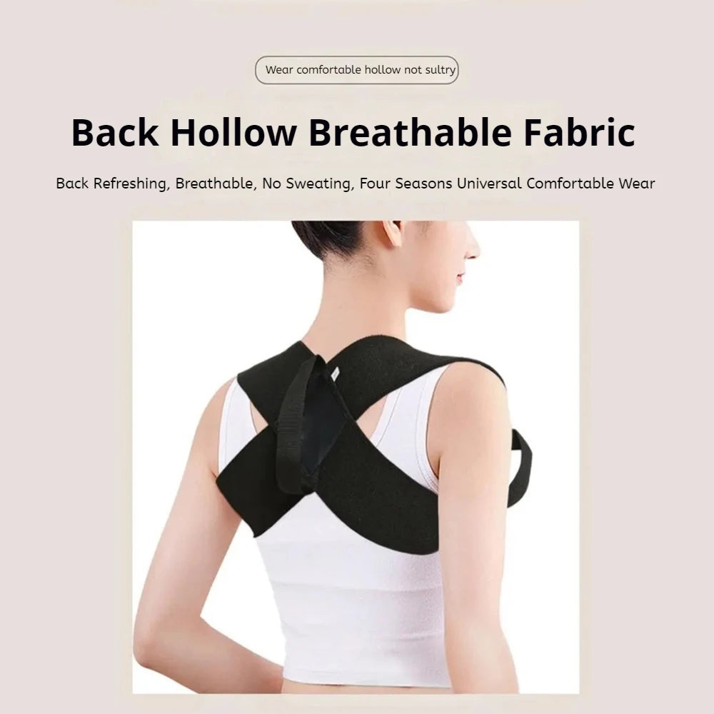 Straight back orthopedic belt